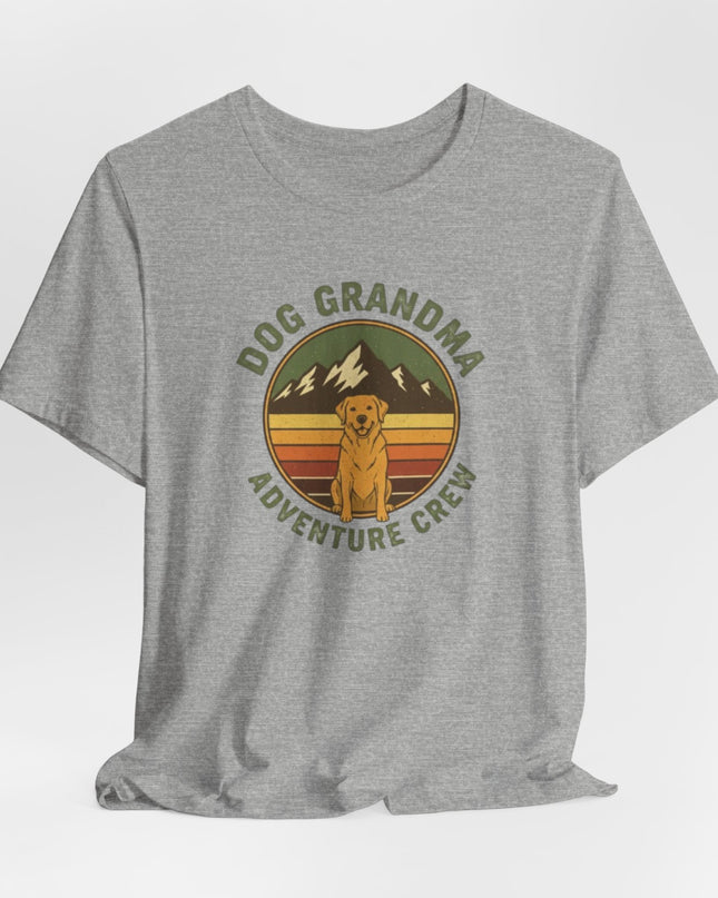 "Dog Grandma Adventure Crew" Unisex Jersey Short Sleeve Tee