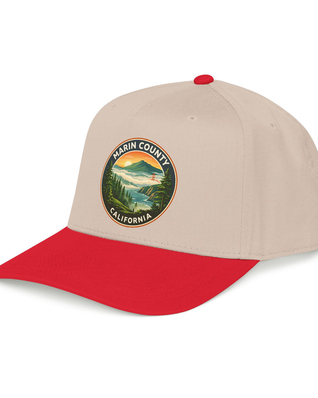 "Marin County, Above the Fog" Mid Profile Baseball Cap