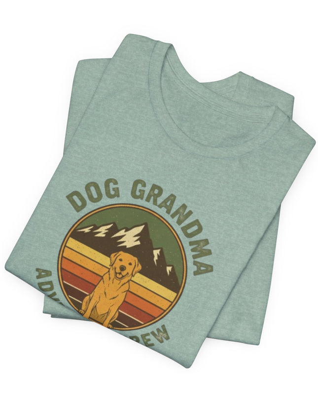 "Dog Grandma Adventure Crew" Unisex Jersey Short Sleeve Tee