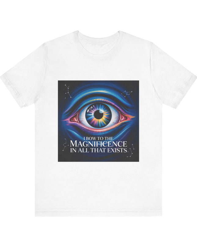"I Bow to the Magnificence in all that Exists" Men's and Women's Jersey Short Sleeve Tee