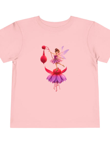 "Fuchsia Fairy" Toddler Short Sleeve Tee