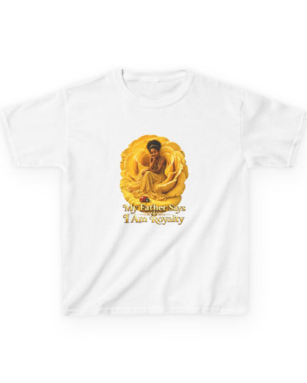 "My Father Says I am Royalty" Kids Heavy Cotton Tee