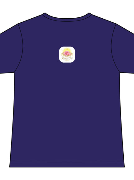 "Rose Fairy" Women's Relaxed Jersey Short Sleeve V-Neck Tee