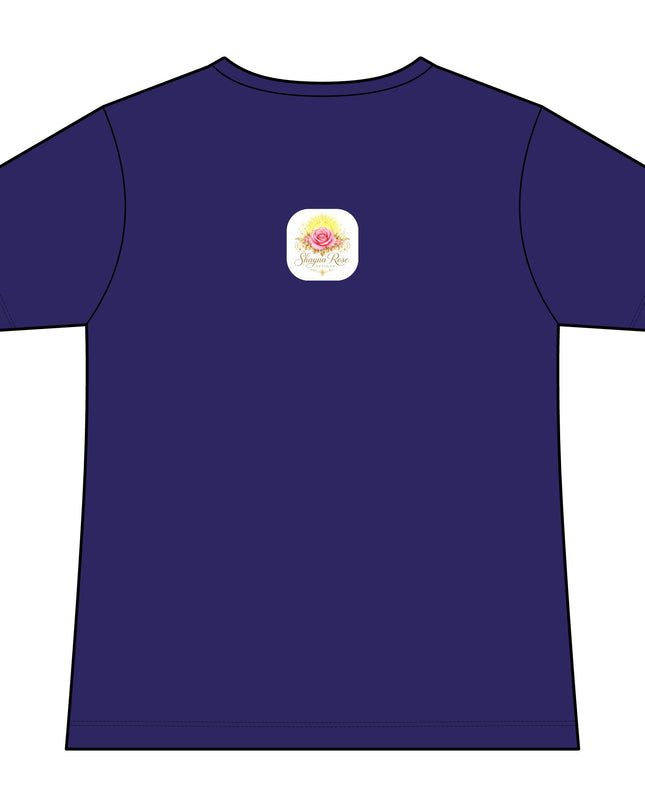 "Rose Fairy" Women's Relaxed Jersey Short Sleeve V-Neck Tee