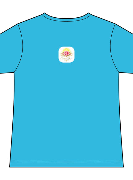 "Rose Fairy" Women's Relaxed Jersey Short Sleeve V-Neck Tee