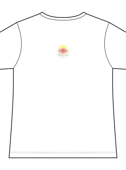 "Rose Fairy" Women's Relaxed Jersey Short Sleeve V-Neck Tee