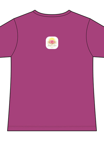 "Rose Fairy" Women's Relaxed Jersey Short Sleeve V-Neck Tee