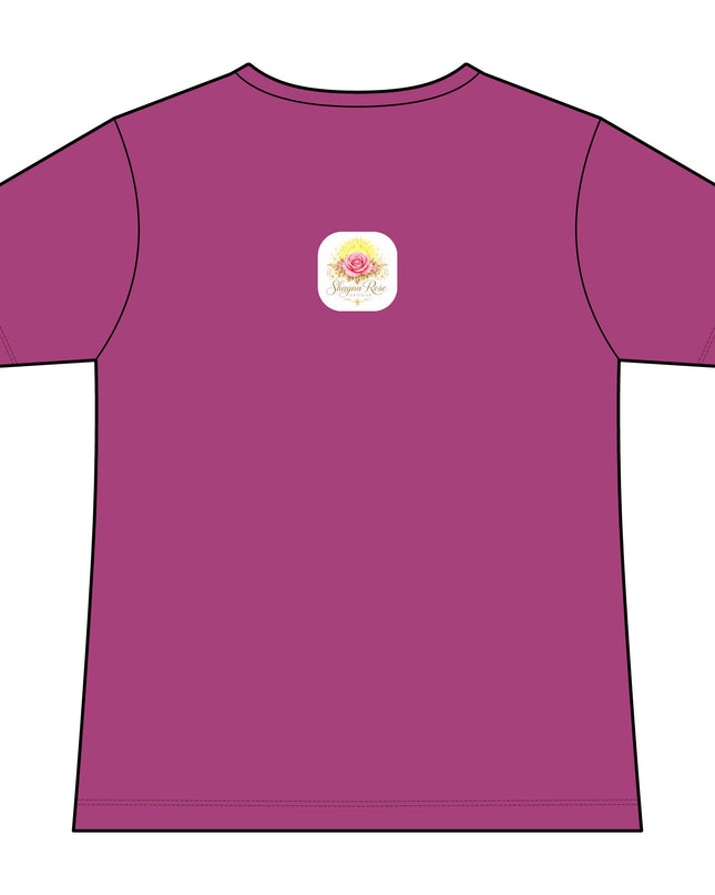 "Rose Fairy" Women's Relaxed Jersey Short Sleeve V-Neck Tee