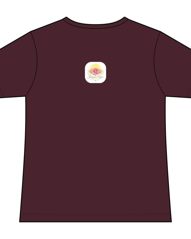 "Rose Fairy" Women's Relaxed Jersey Short Sleeve V-Neck Tee