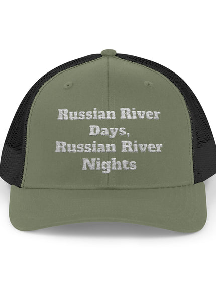 "Russian River Days, Russian River Nights" Snapback Trucker Cap