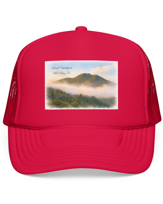 "Mount Tamalpais, Mill Valley, California" Foam Trucker Hat