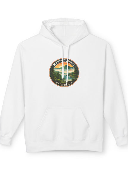 "Marin County, Above the Fog- no text" Unisex Midweight Softstyle Fleece Hoodie