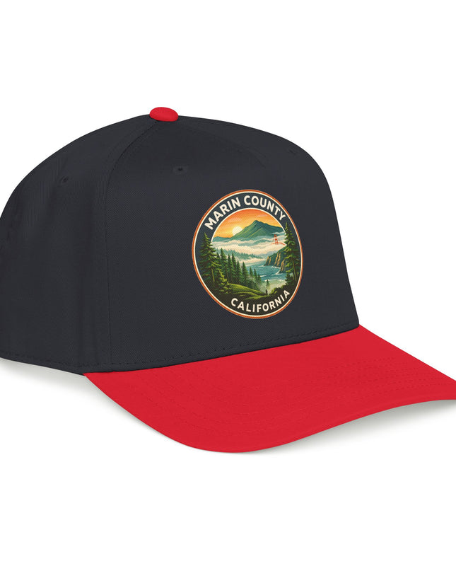 "Marin County, Above the Fog" Mid Profile Baseball Cap