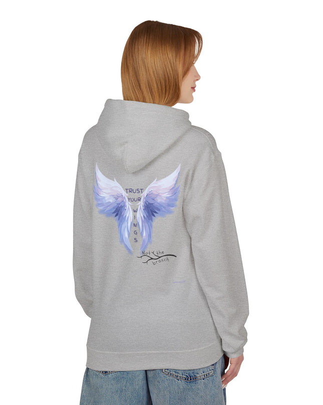 "Trust your Wings, Not the Branch" Unisex Midweight Softstyle Fleece Hoodie
