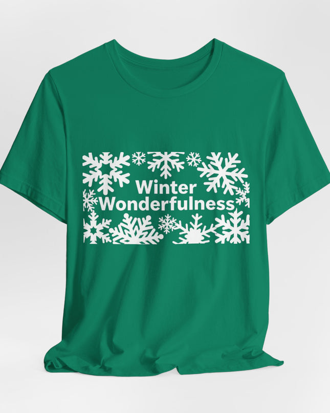"Winter Wonderfulness" Unisex Jersey Short Sleeve Tee