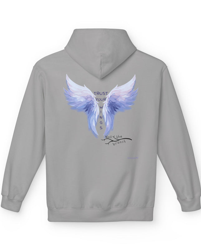 "Trust your Wings, Not the Branch" Unisex Midweight Softstyle Fleece Hoodie