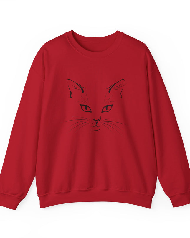 "Cat Face Sketch" Unisex Adult Sweatshirt