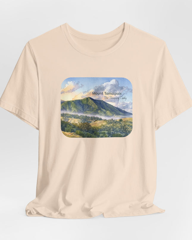 "Mount Tamalpais, the Sleeping Lady" Unisex Jersey Short Sleeve Tee