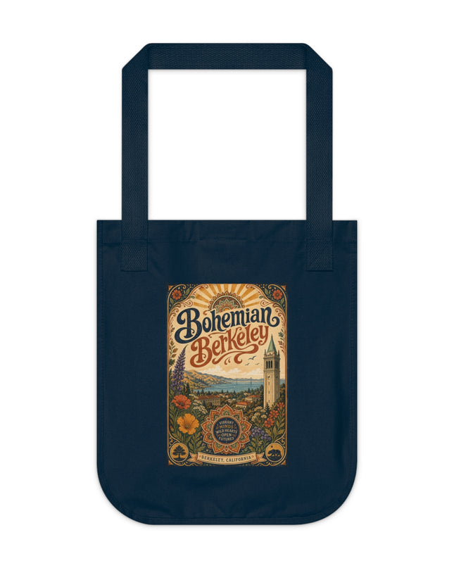 "Bohemian Berkeley" Organic Canvas Tote Bag