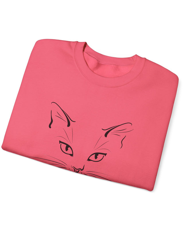 "Cat Face Sketch" Unisex Adult Sweatshirt