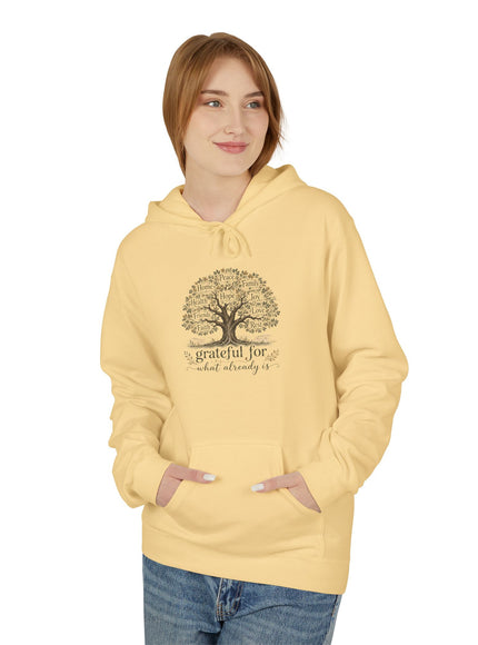 "Grateful For What Already Is" Unisex Midweight Softstyle Fleece Hoodie