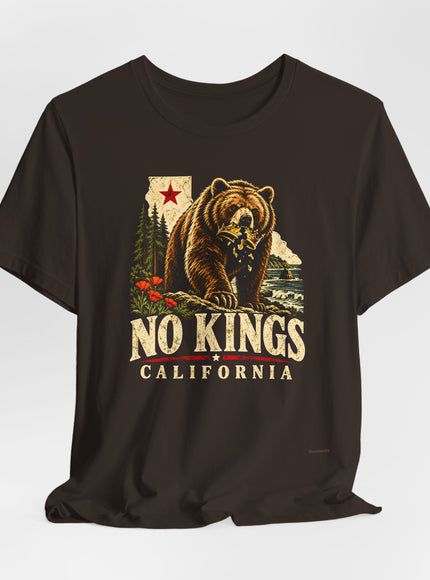 "No Kings California" Unisex Jersey Short Sleeve Tee