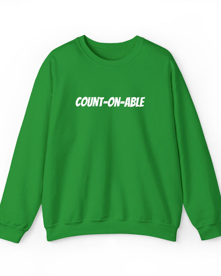 "Count-on-able" Unisex Embroidered Sweatshirt