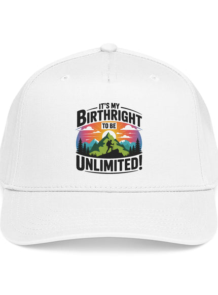 "It's my Birthright to be Unlimited" Mid Profile Baseball Cap