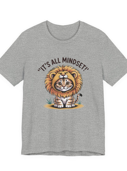"Mindset Lion" Unisex Jersey Short Sleeve Tee