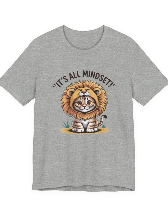 "Mindset Lion" Unisex Jersey Short Sleeve Tee