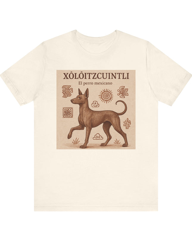 "Xoloitzcuintli - el perro mexicano" Unisex Jersey Short Sleeve Tee