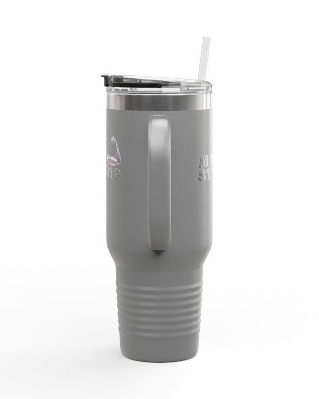 "Mom Strong" Insulated Travel Mug, 40oz