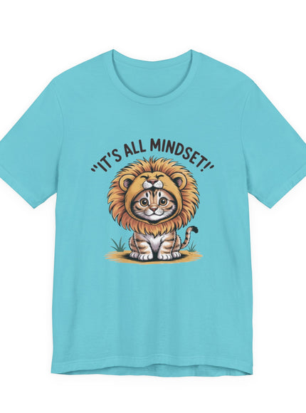 "Mindset Lion" Unisex Jersey Short Sleeve Tee