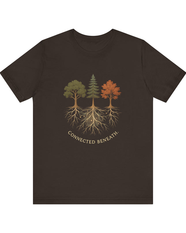"Connected Beneath" Unisex Jersey Short Sleeve Tee