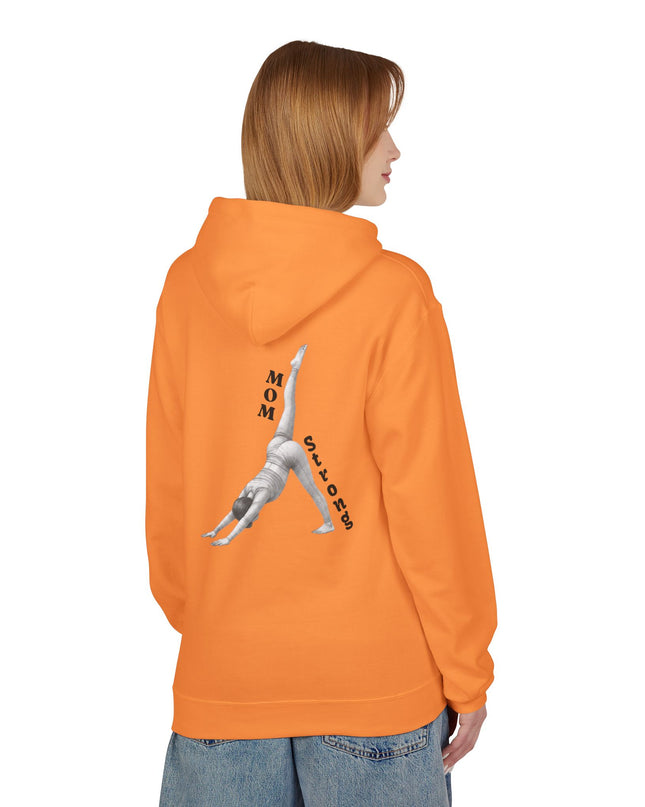 "Mom Strong Pilates" (Darker ink on both sides) Unisex Midweight Softstyle Fleece Hoodie