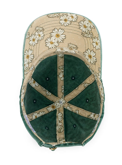 "Marin County Cat Mom" Women's Pigment-Dyed Cap with Fashion Undervisor (Embroidery)
