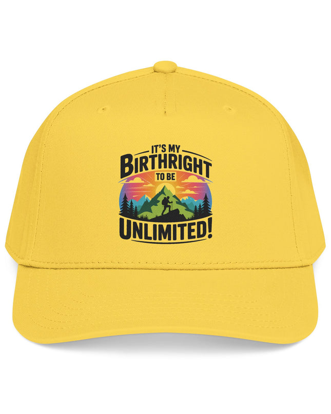 "It's my Birthright to be Unlimited" Mid Profile Baseball Cap