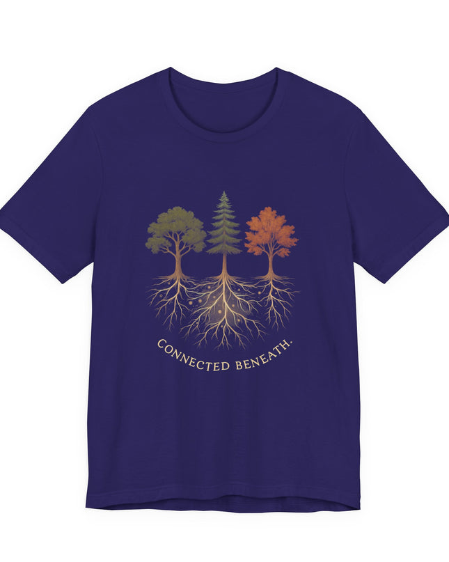 "Connected Beneath" Unisex Jersey Short Sleeve Tee