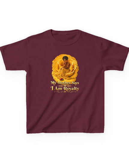 "My Mother Says I am Royalty" Kids Heavy Cotton Tee