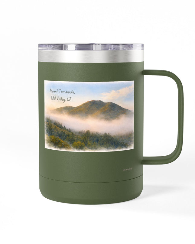 "Mount Tamalpais, Mill Valley, California" Coffee Mug Tumbler, 15oz