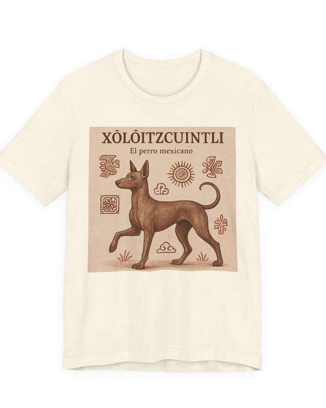 "Xoloitzcuintli - el perro mexicano" Unisex Jersey Short Sleeve Tee