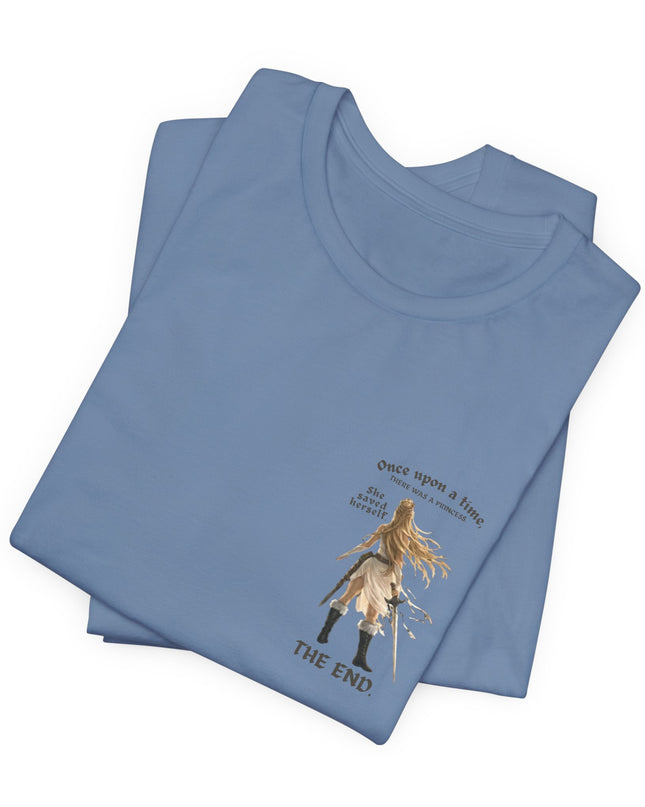 "She Saved Herself" (ink both sides) Unisex Jersey Short Sleeve Tee