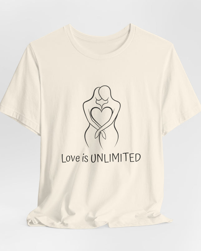 "Love is Unlimited" Unisex Jersey Short Sleeve Tee