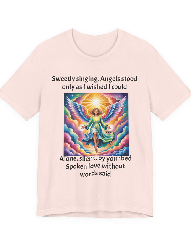 "Sweetly Singing, Angels Stood" Women's Soft Jersey Tee