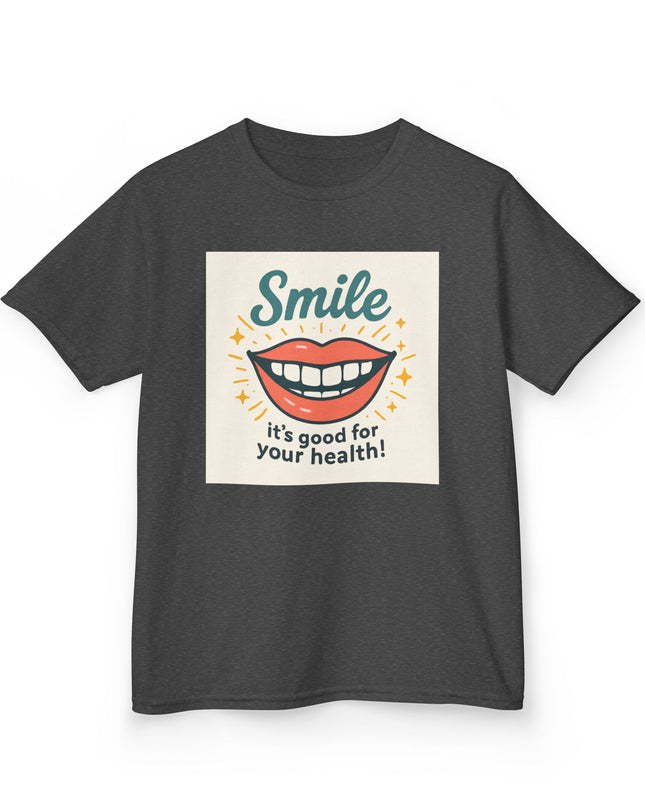 "Smile" Kids Heavy Cotton Tee