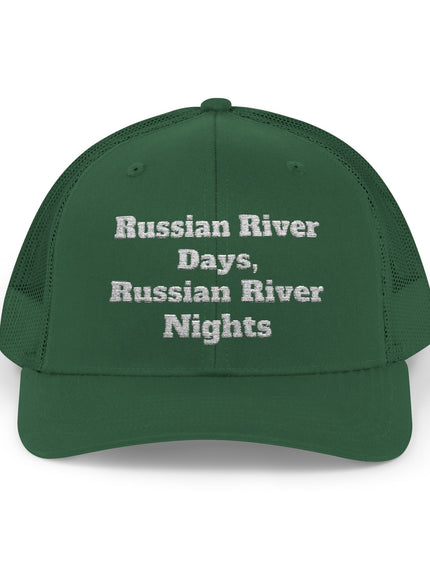 "Russian River Days, Russian River Nights" Snapback Trucker Cap