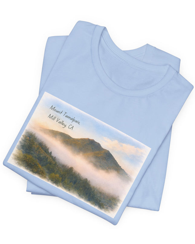 "Mount Tamalpais, Mill Valley, California" Unisex Jersey Short Sleeve Tee