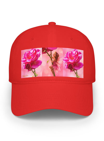 "Fairy Rose" Low Profile Baseball Cap
