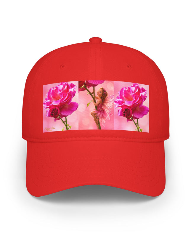 "Fairy Rose" Low Profile Baseball Cap