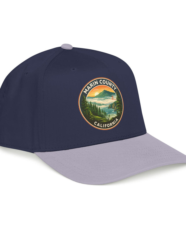 "Marin County, Above the Fog" Mid Profile Baseball Cap